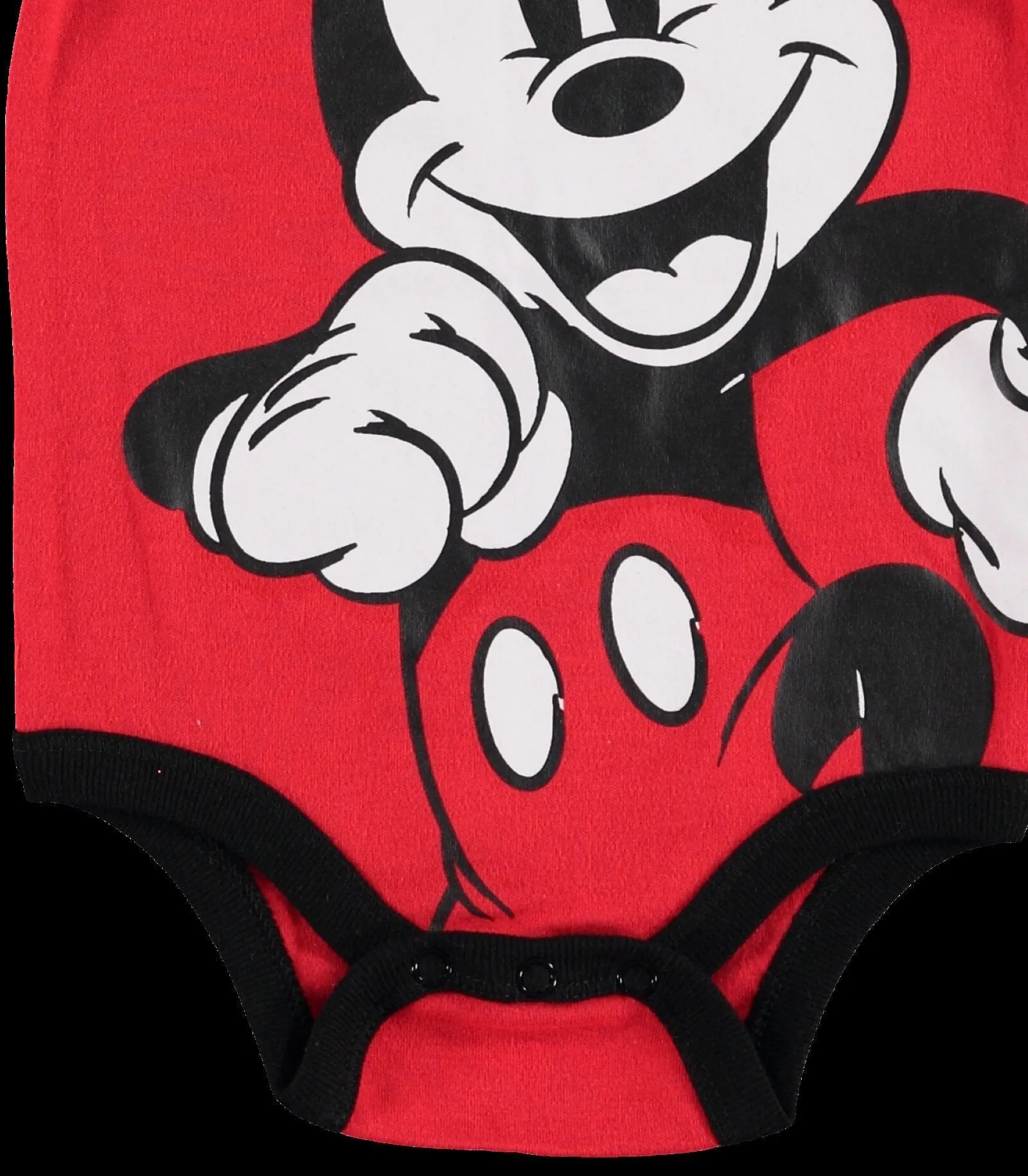 Disney Mickey Mouse Bodysuit Jogger Pants Bib and Hat 4 Piece Outfit Set