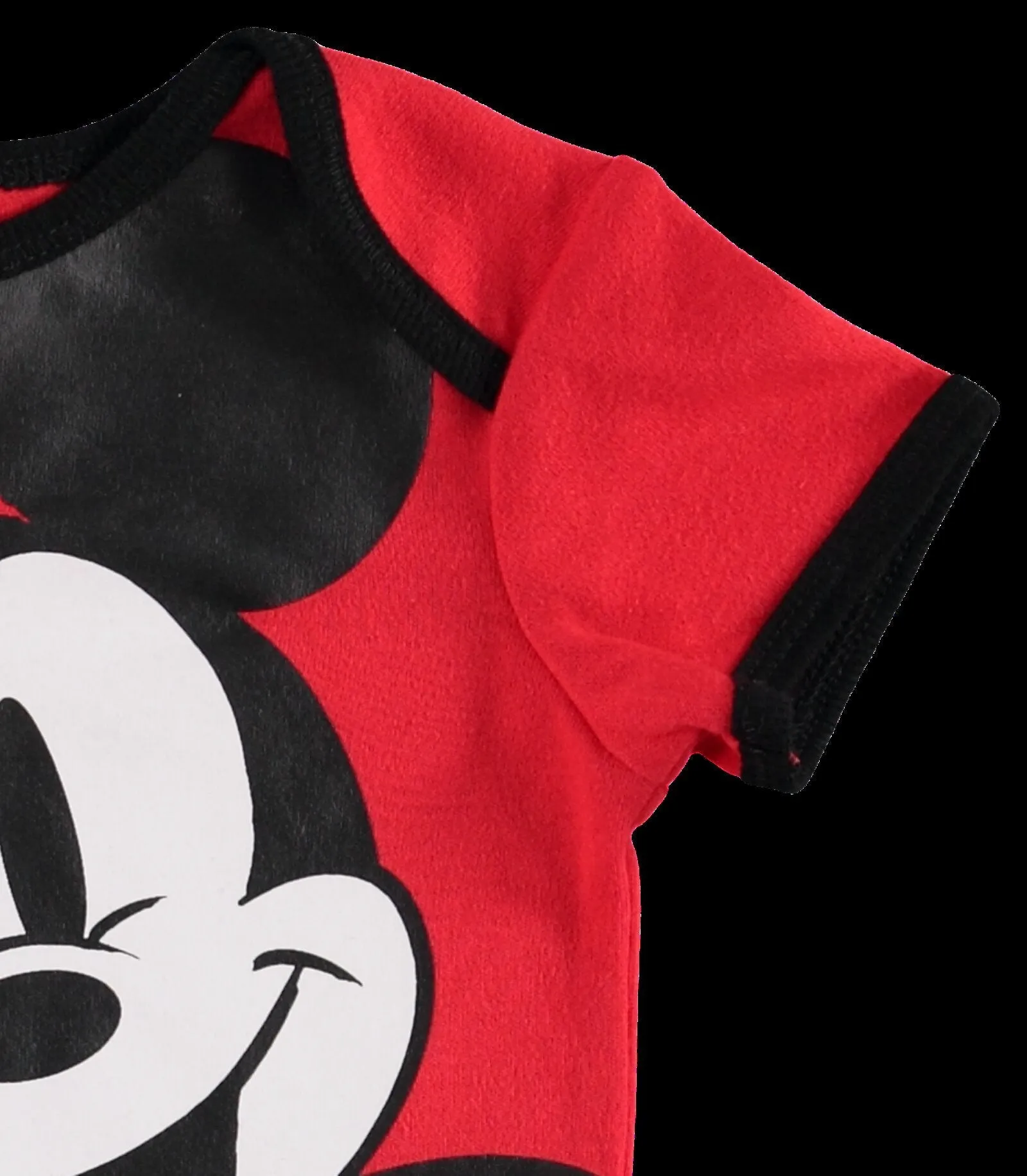 Disney Mickey Mouse Bodysuit Jogger Pants Bib and Hat 4 Piece Outfit Set