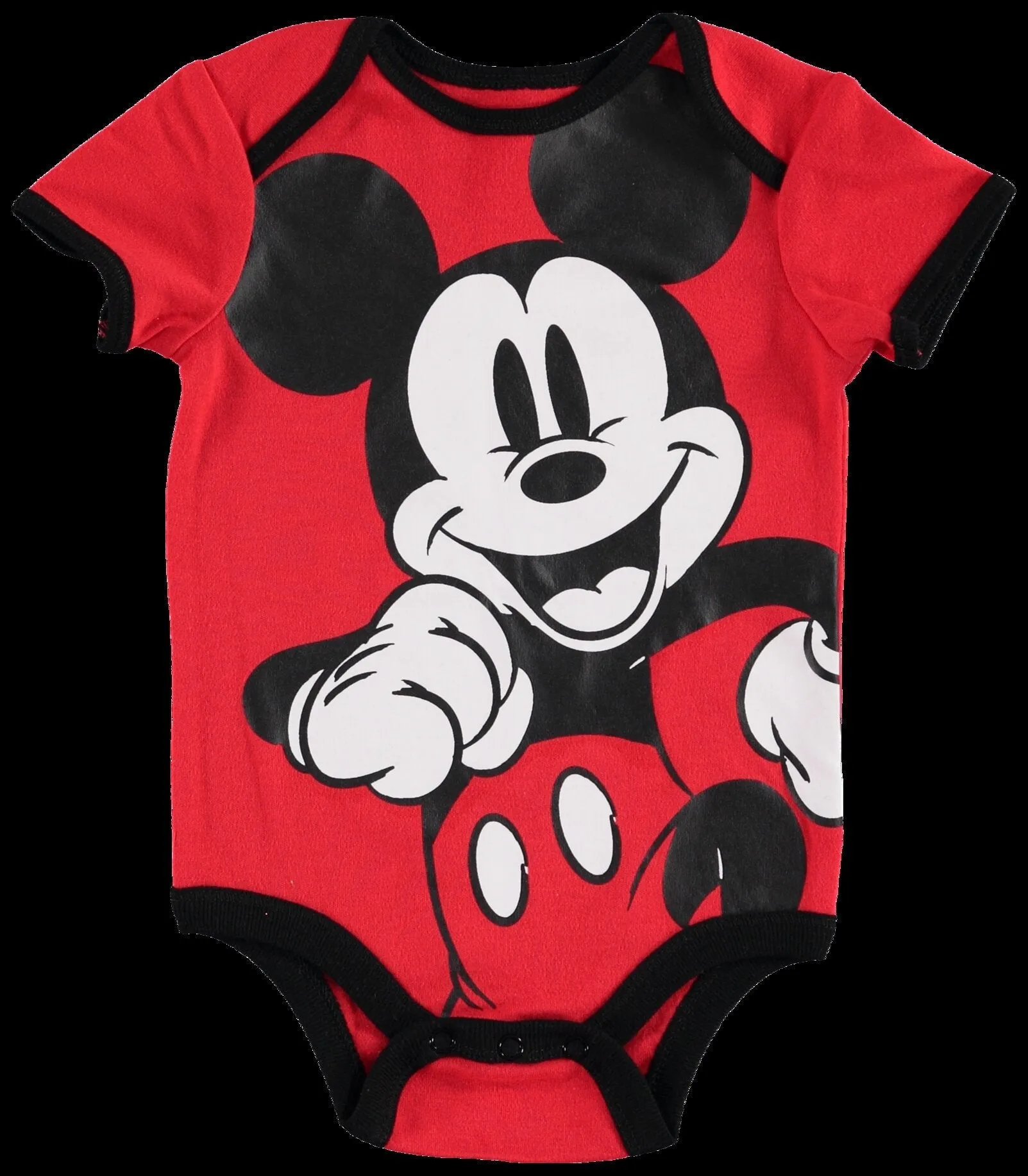 Disney Mickey Mouse Bodysuit Jogger Pants Bib and Hat 4 Piece Outfit Set