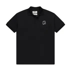 DOODLE BOY CLASSIC POLO T-SHIRT  - BLACK