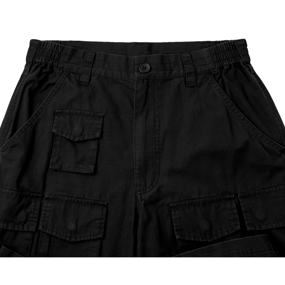 DPLS 9 POCKETS GARGO PANTS-BLACK