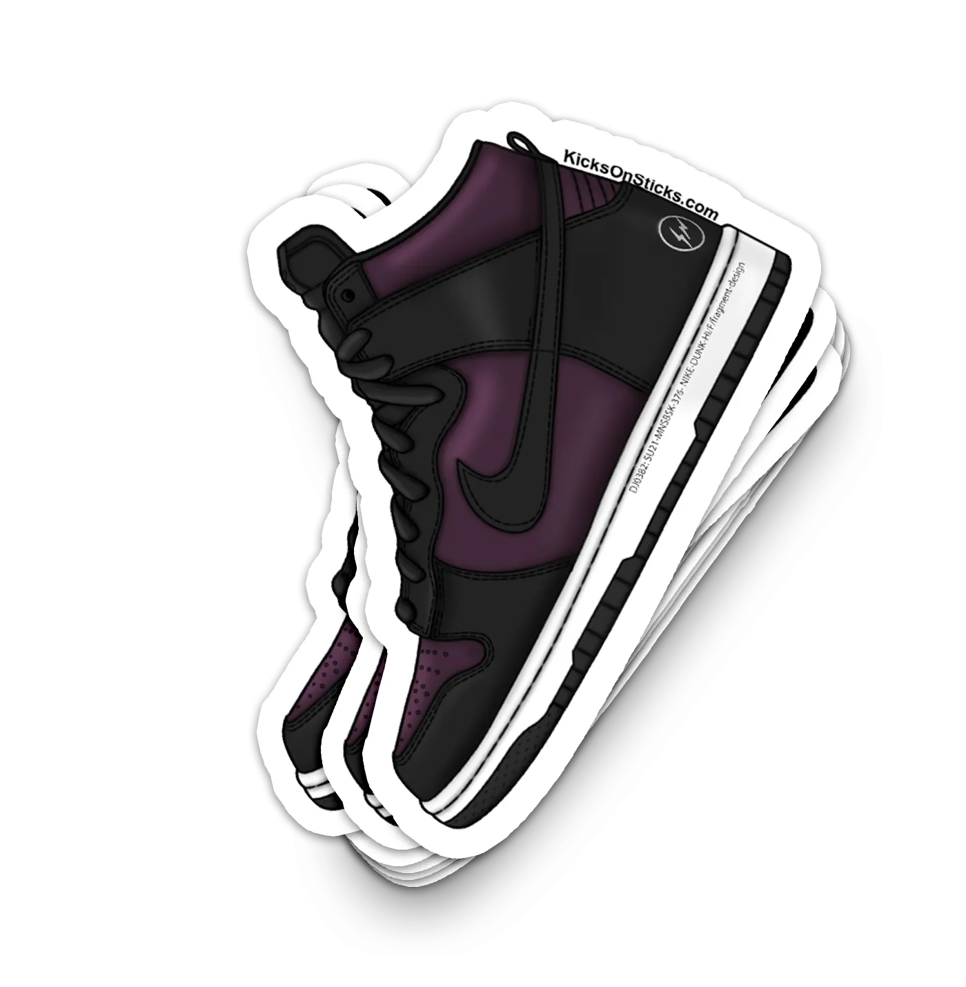 Dunk High "Fragment Beijing" Sneaker Sticker