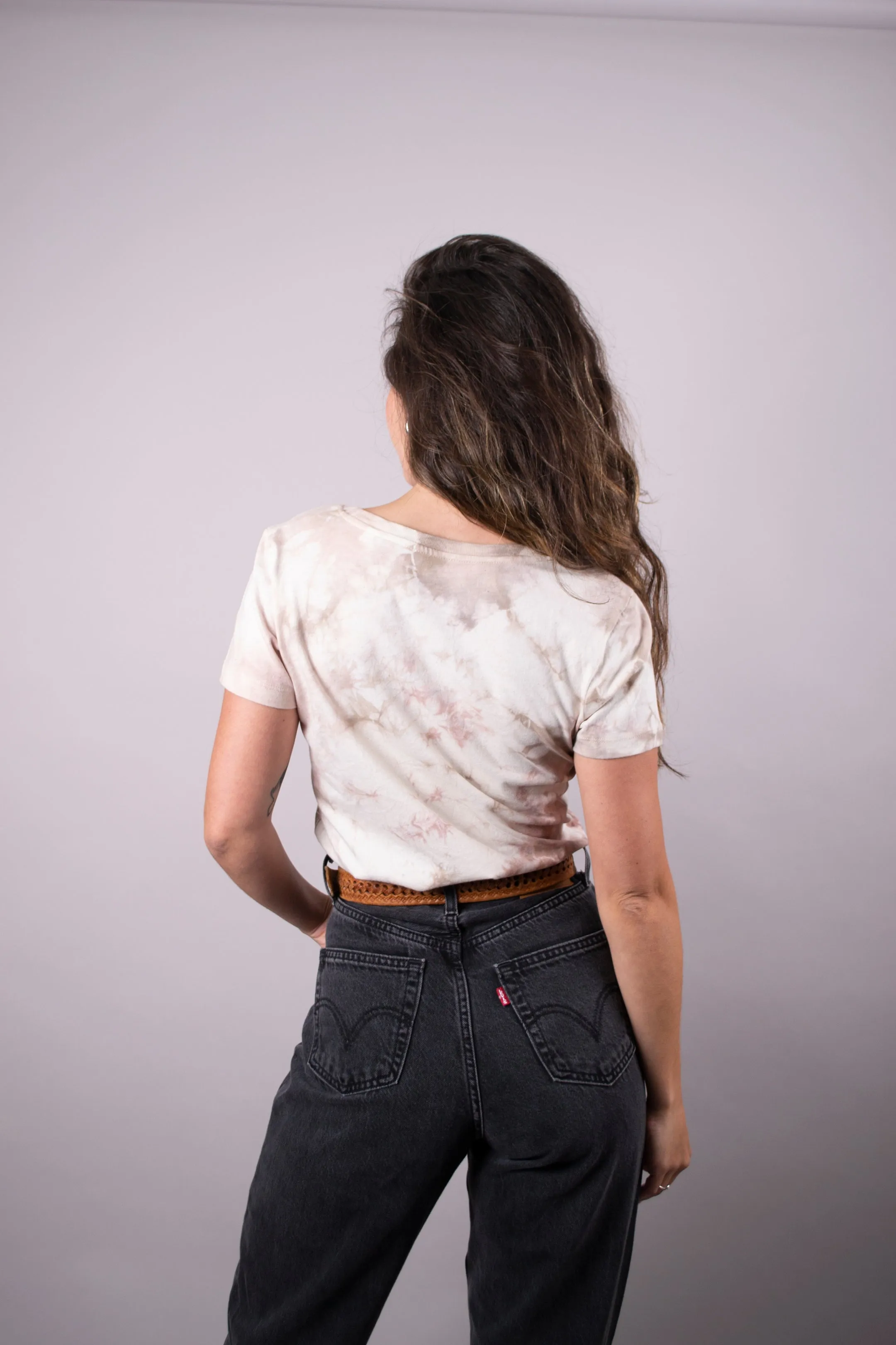 Earthy Browns Tie-Dye T-Shirt - Women