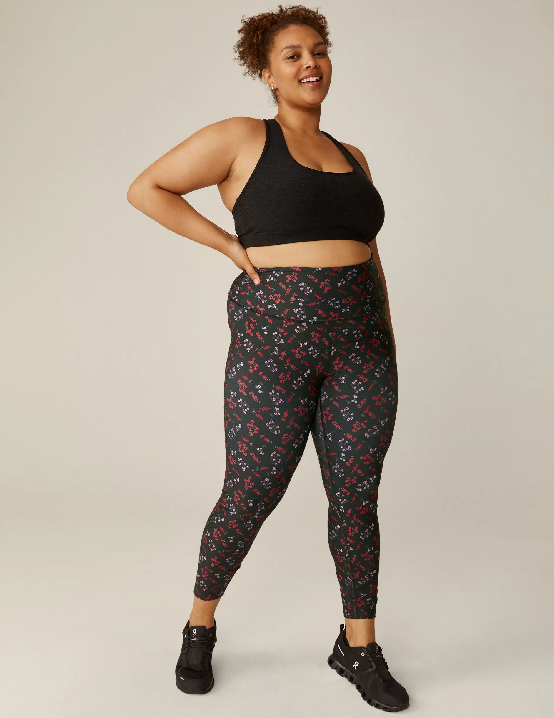 Forget Me Not Floral Endurance Light High Waisted Midi Legging