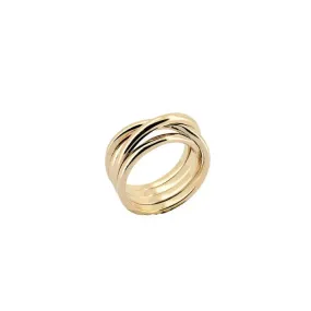 Frisson Gold Plated Ring (Multi Rings)