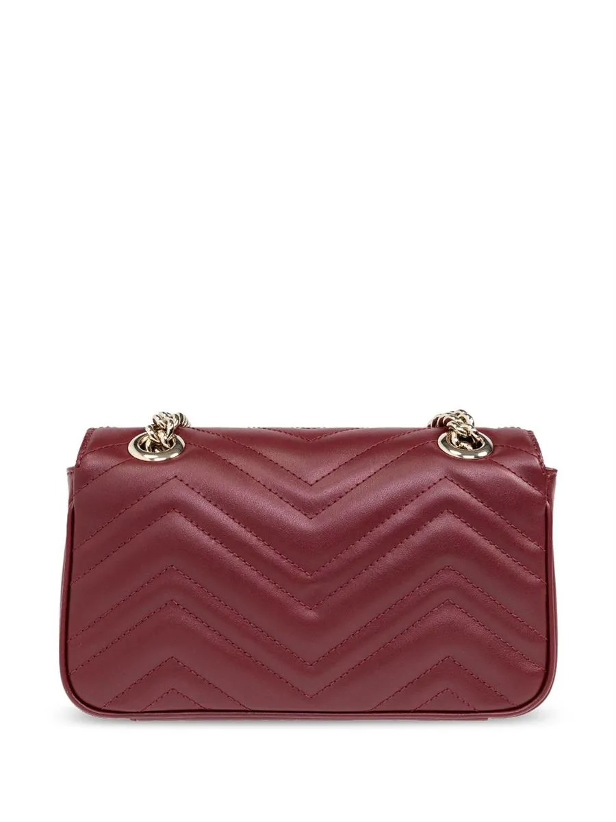 GG MARMONT LEATHER SHOULDER BAG