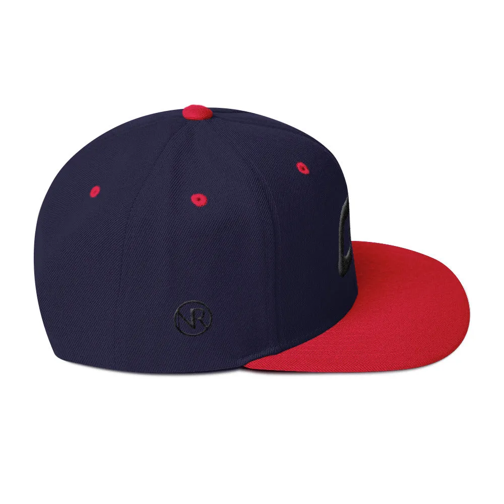 Guam - Flat Brim Hat - Black Embroidery - GU - Many Hat Color Options Available