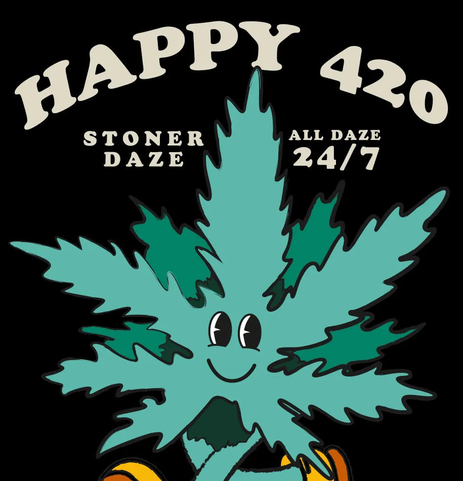 HAPPY 420 WOMENS RACERBACK