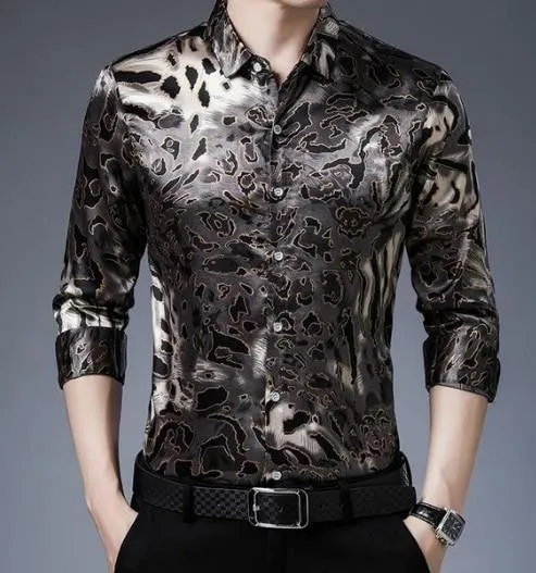 Hendrix Leopard Print Shirt For Men