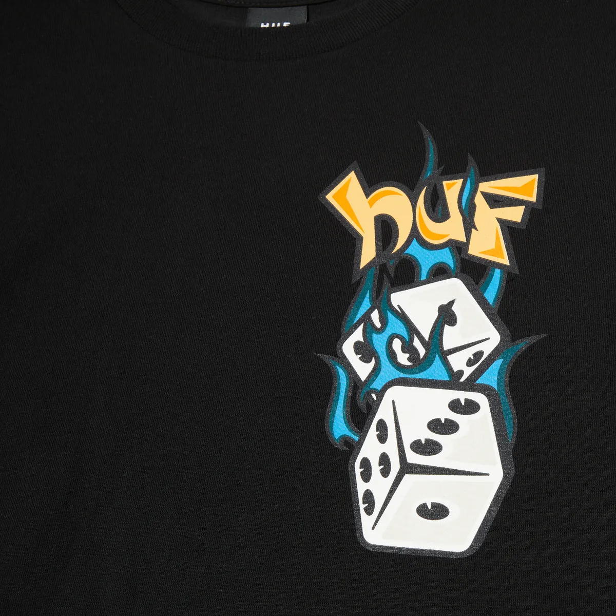 HUF DICEY S/S TEE-BLACK