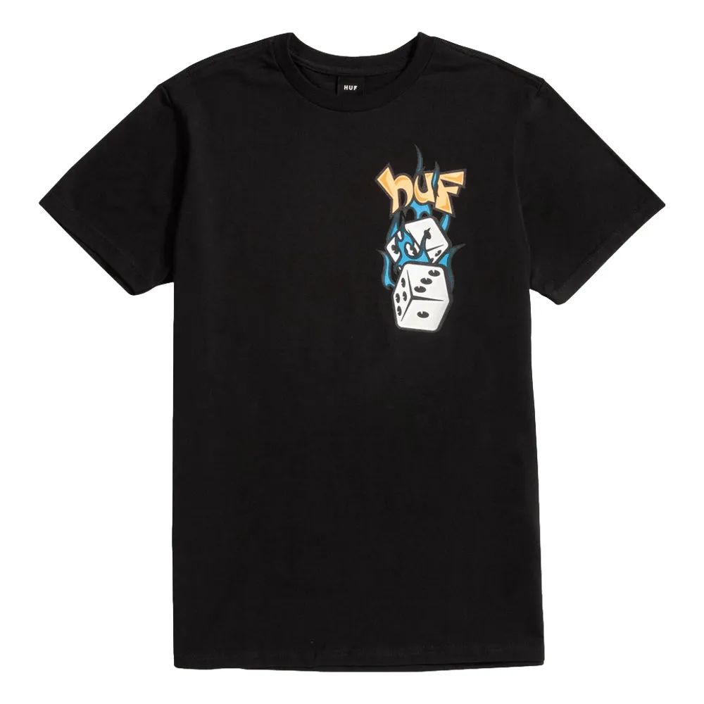 HUF DICEY S/S TEE-BLACK