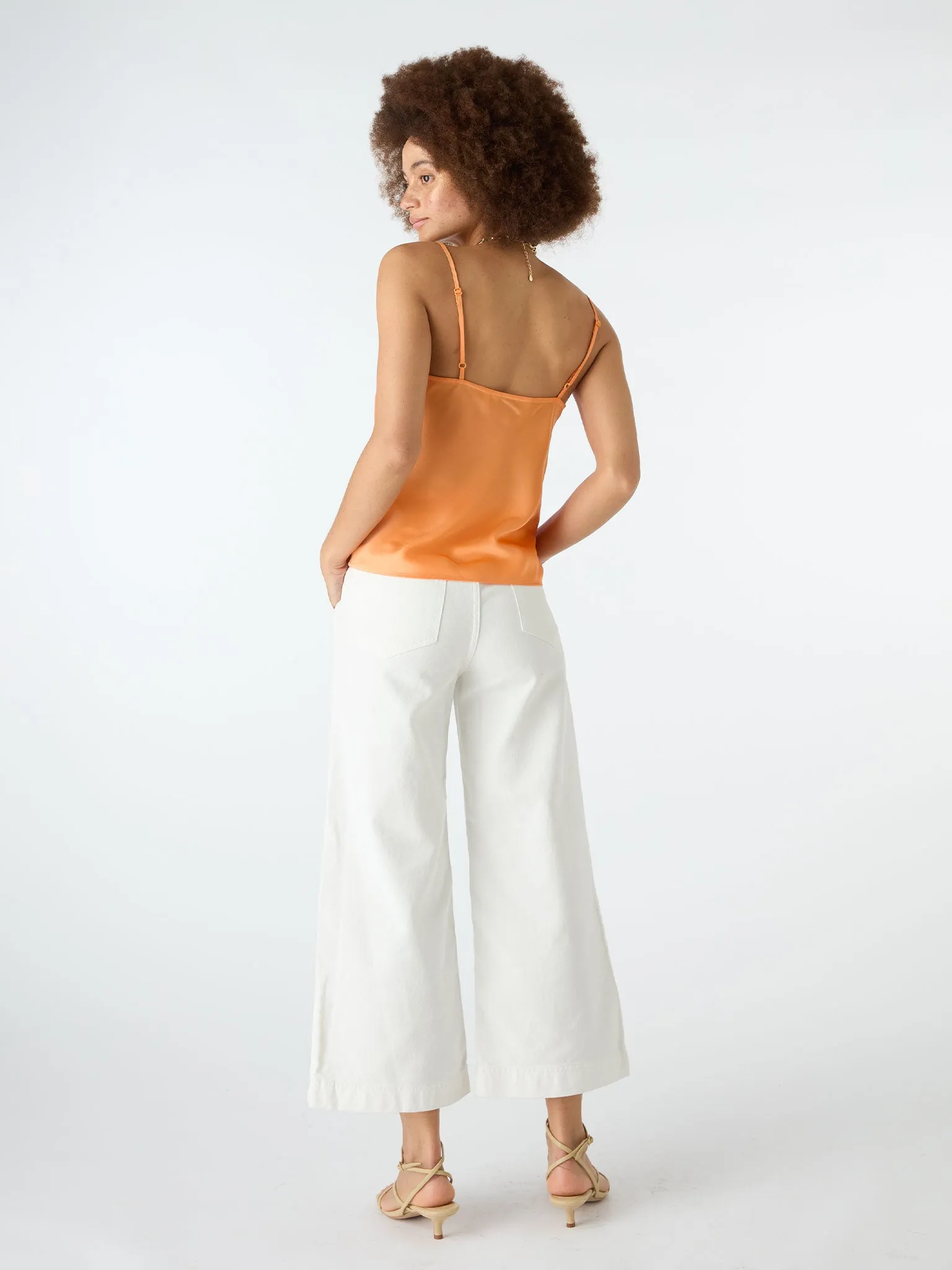 Kelly Cami Top in Rust Orange