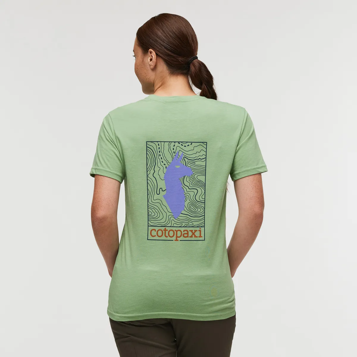 Llama Map T-Shirt - Women's