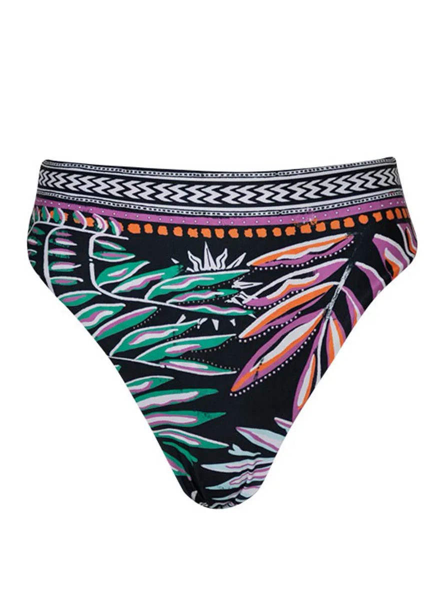 Maaji Jaguar Jungle Sully High Rise Classic Bikini Bottom