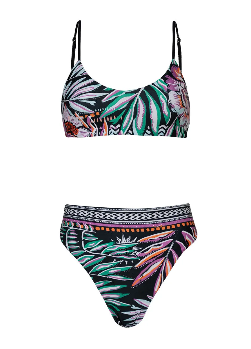 Maaji Jaguar Jungle Sully High Rise Classic Bikini Bottom