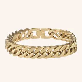 Matte Gold Heirloom Chopin Chain Bracelet