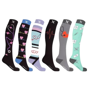 Medical Prints Compression Socks (6-Pairs)