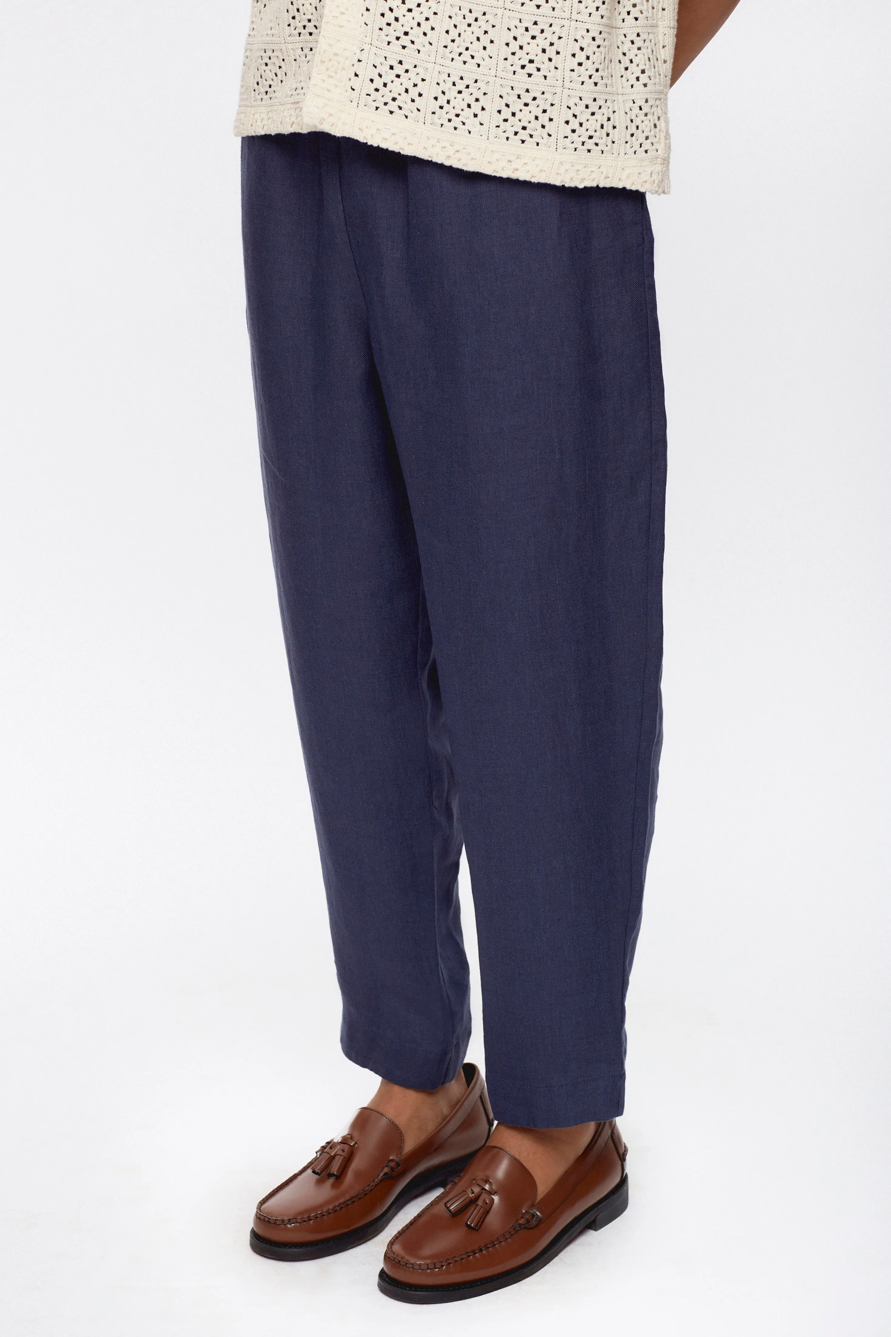 Men’s Cairo Linen Pant in Maritime