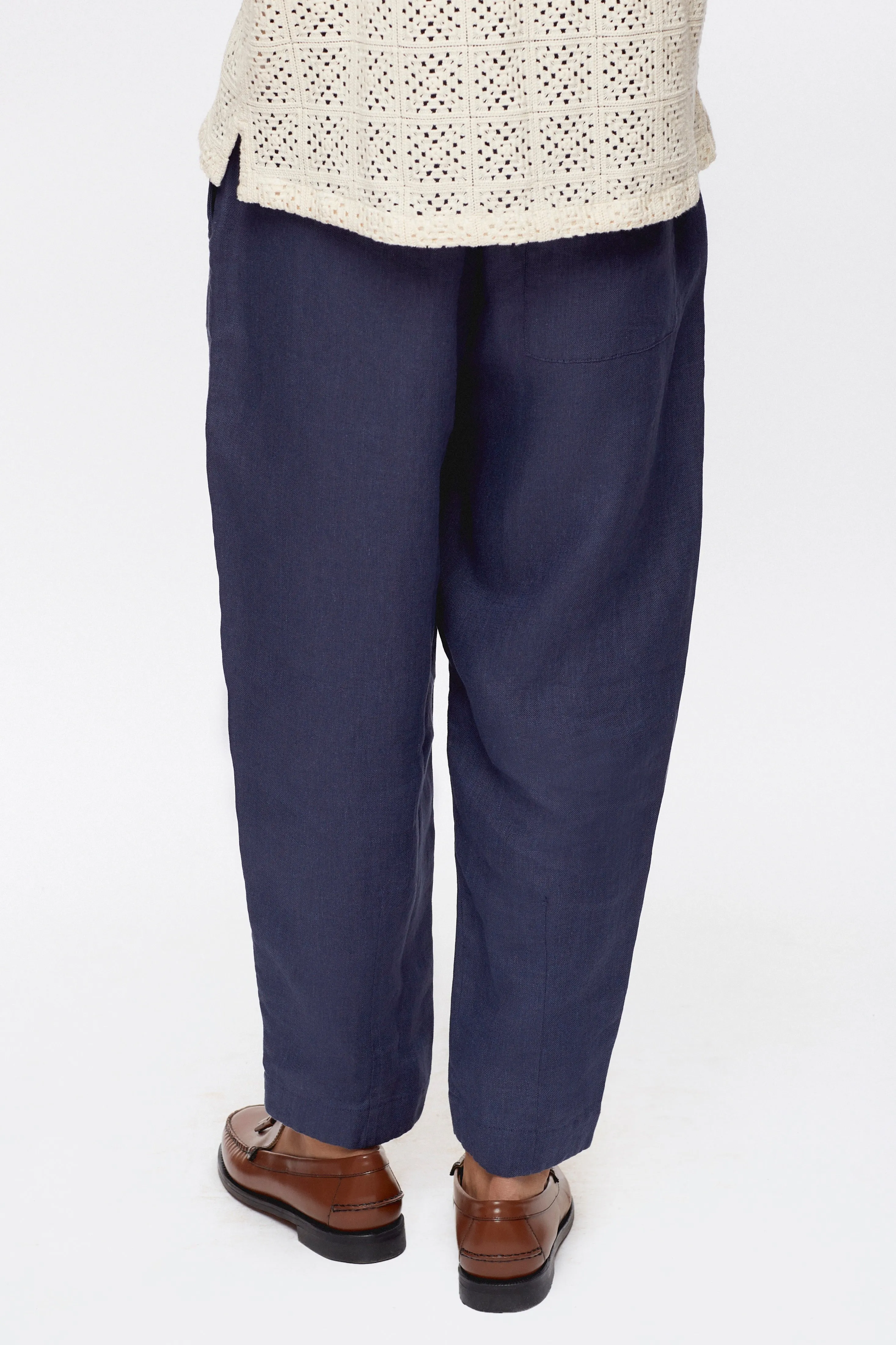 Men’s Cairo Linen Pant in Maritime