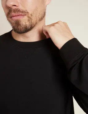 Men's Weekend Crew Pullover - Black