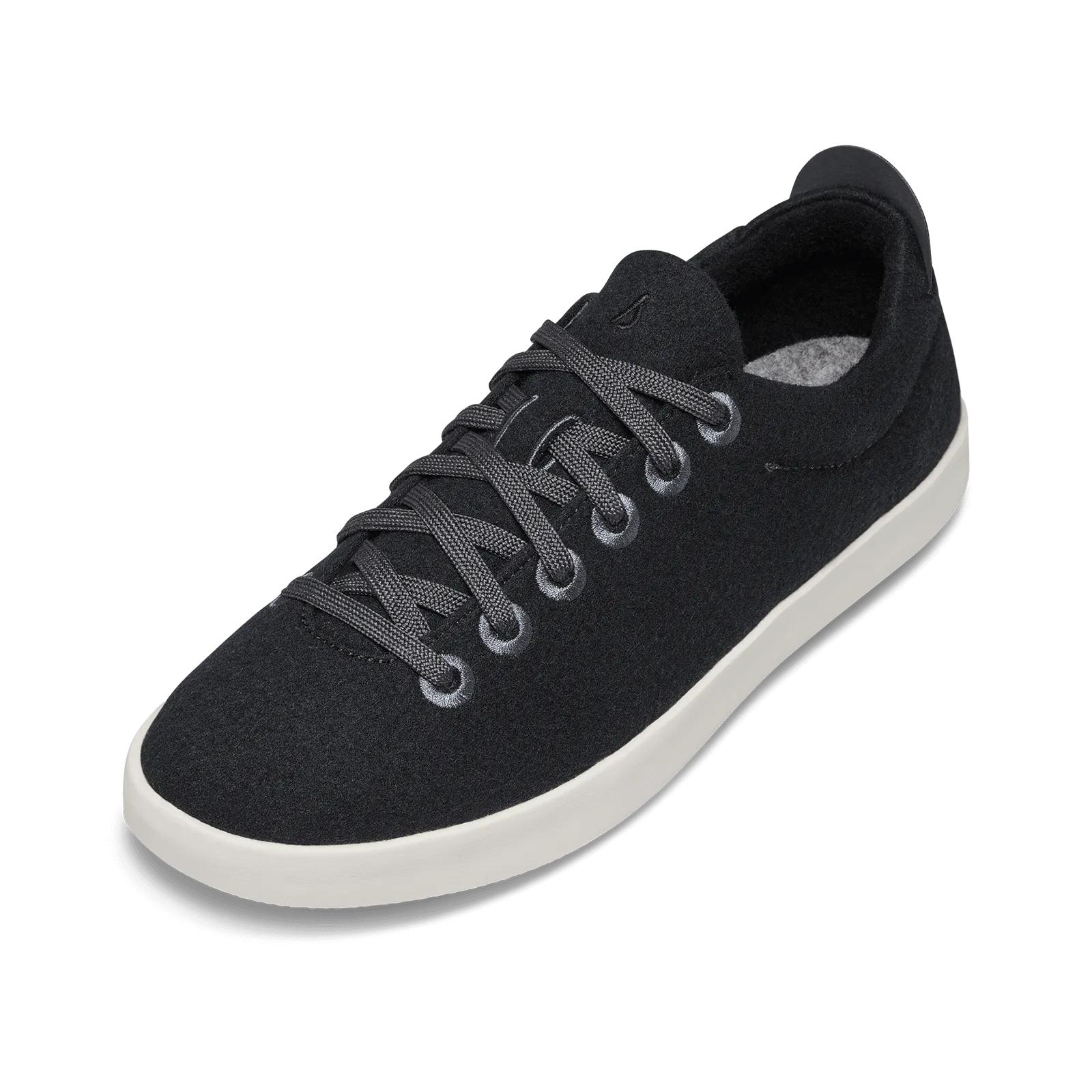 Men's Wool Pipers - True Black (White Sole)