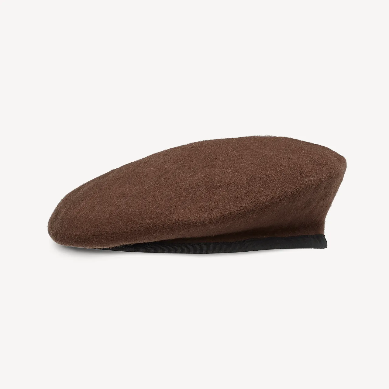 Military Beret in Brown