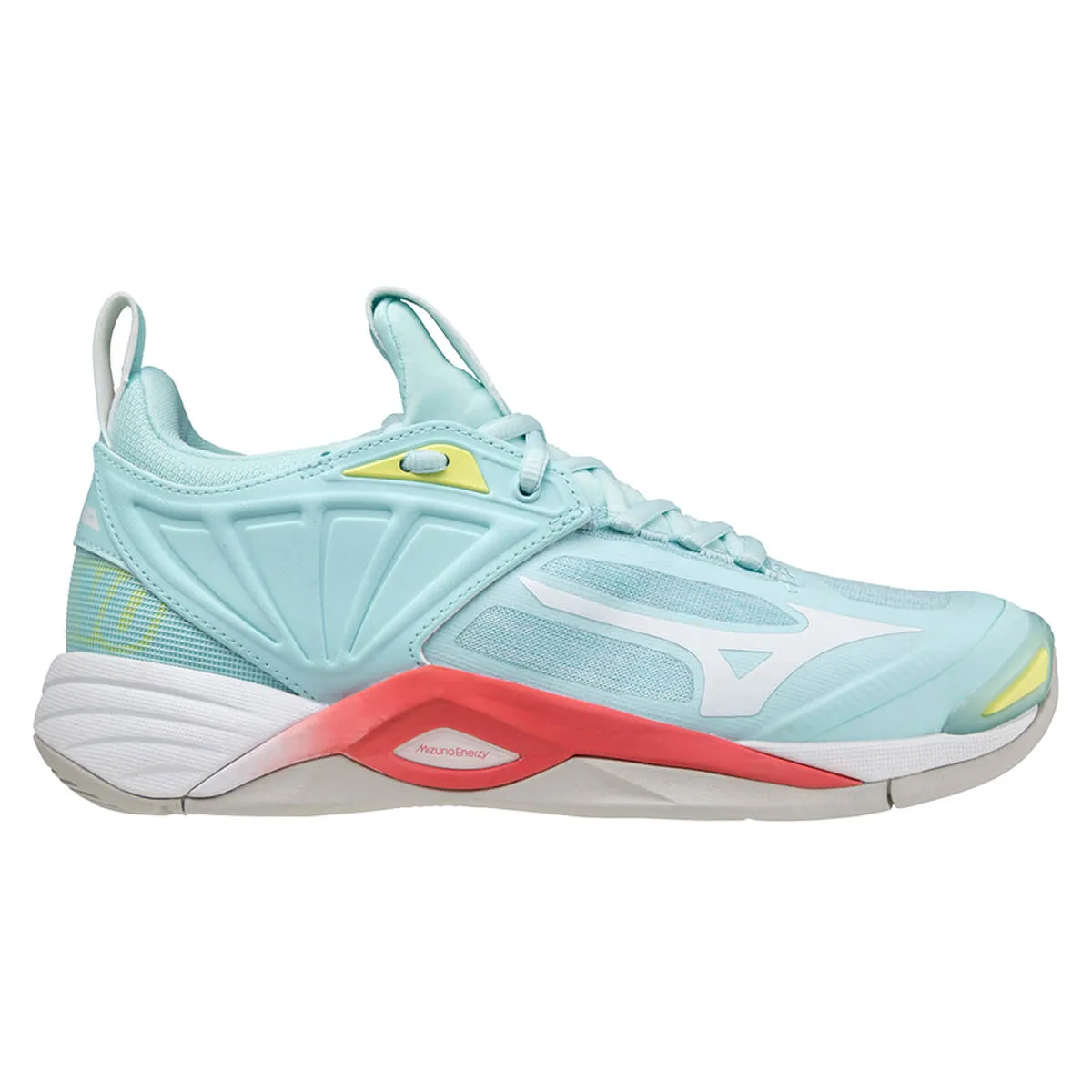 Mizuno Wave Momentum 2 Nb Womens | Clearwater/wht/cayenne