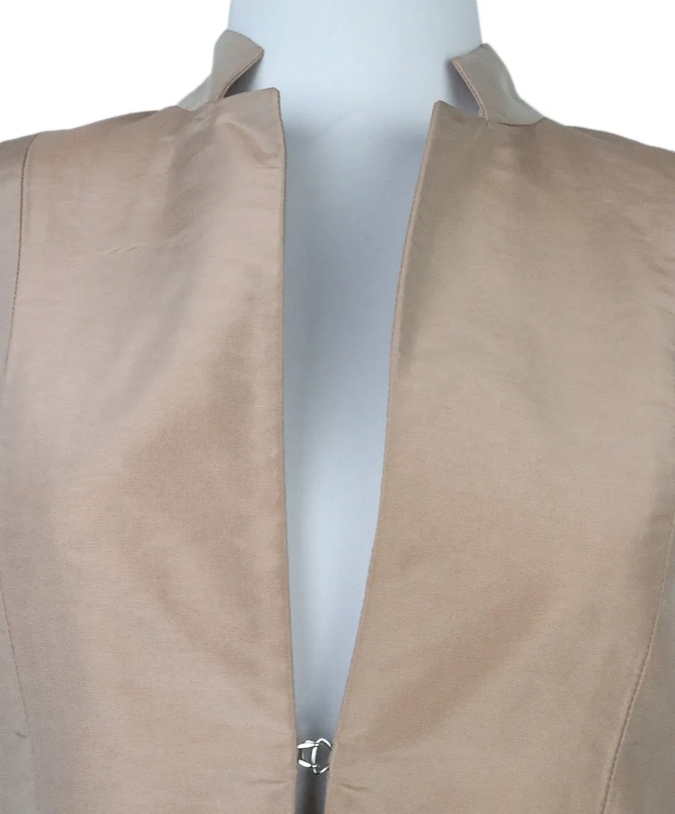 Pauw Nude Silk Jacket sz 2