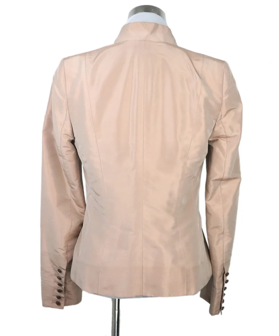 Pauw Nude Silk Jacket sz 2