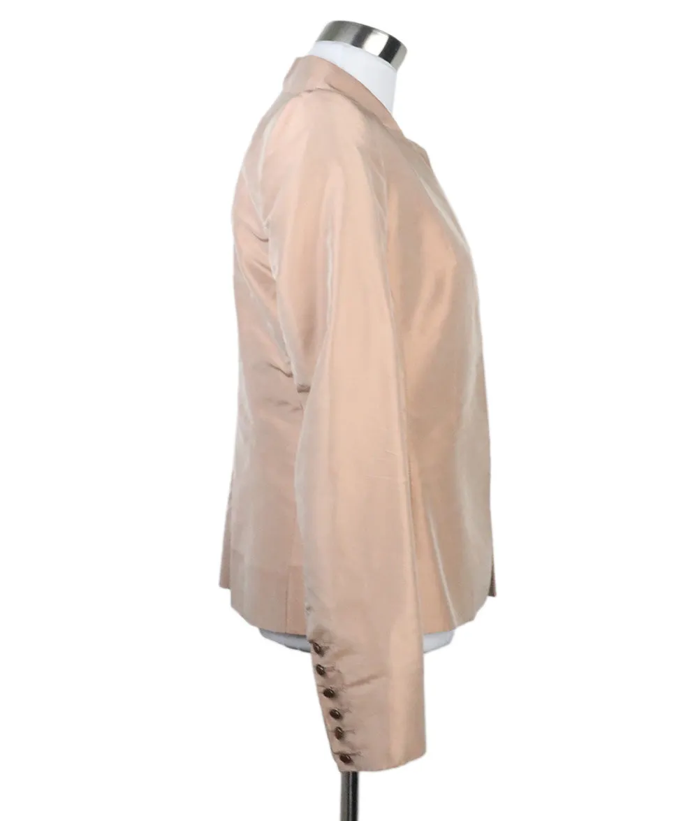 Pauw Nude Silk Jacket sz 2