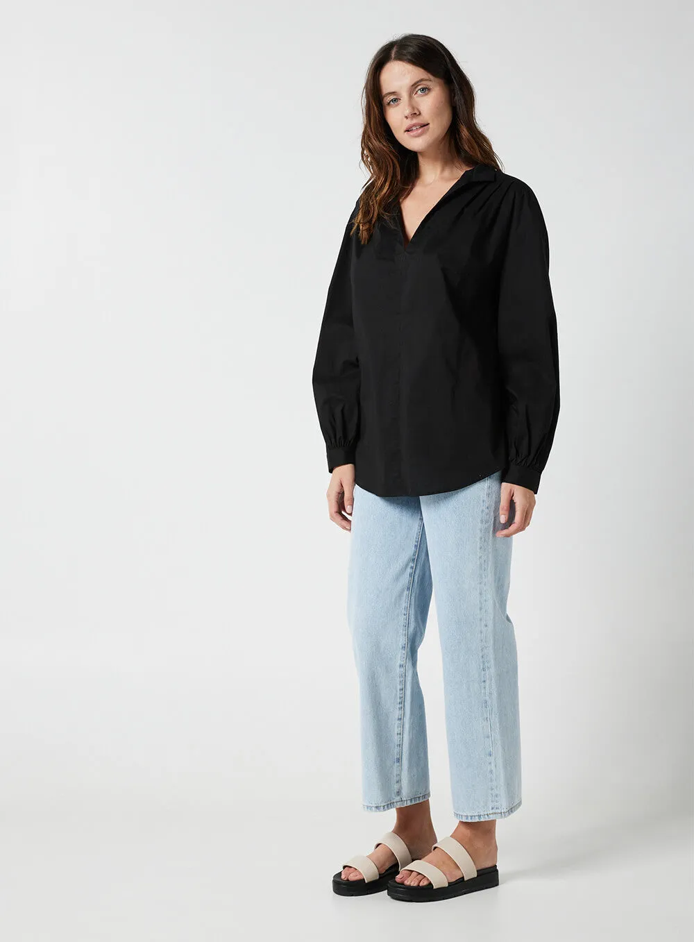 Penelope Blouse-Black