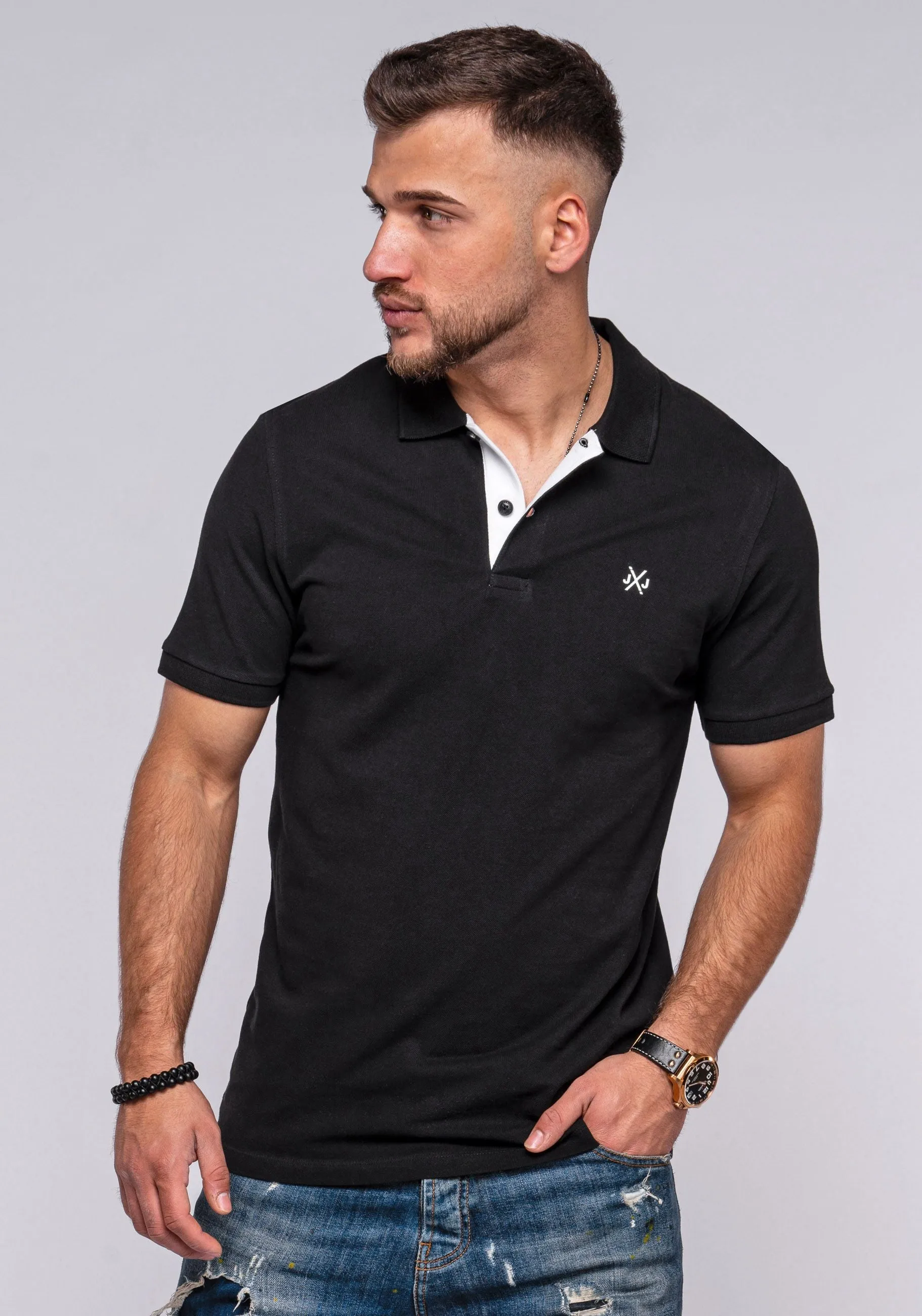 Poloshirt INFINITY schwarz