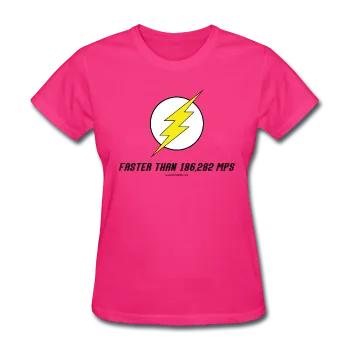 "Faster than 186,282 MPS" - Women's T-Shirt