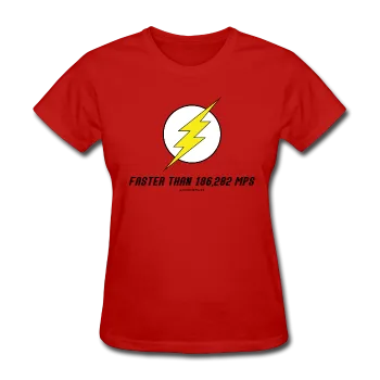 "Faster than 186,282 MPS" - Women's T-Shirt