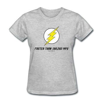 "Faster than 186,282 MPS" - Women's T-Shirt