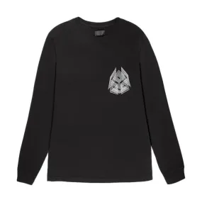 RTA LAWRENCE BLACK UPDATE LOGO LONG SLEEVE T-SHIRT