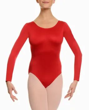 Scoopneck Long Sleeve Leotard