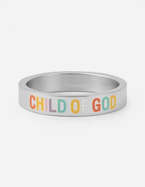 Silver Child of God Ring