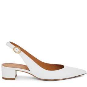 Slingback 40 Lamb, White