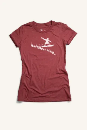 Snowboarder T-shirt (Womens)