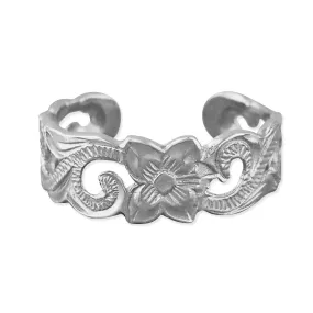 Sterling Silver Scroll Filigree Toe Ring