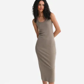 Tencel Rib Tank Maxi Dress