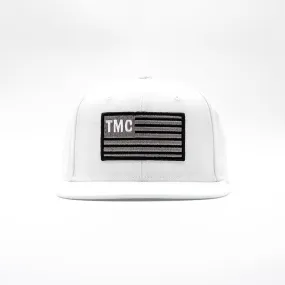 TMC Flag Patch Limited Edition Snapback - White/Black