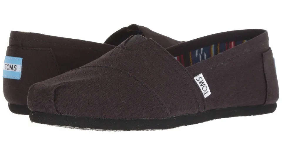 TOMS Classic Black on Black Canvas - Men's