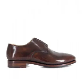 WOLF 13<br>Teak derby shoes in shell cordovan