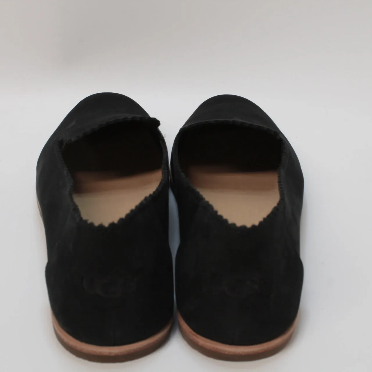 Womans UGG Vista Driving Moccasin Smoking Flat Black Trainers - UK Size 3.5