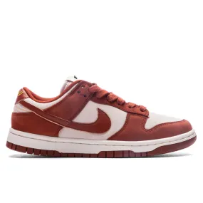 Women's Dunk Low LX Rugged Orange - Light Orewood Brown/Rugged Orange/Sundial