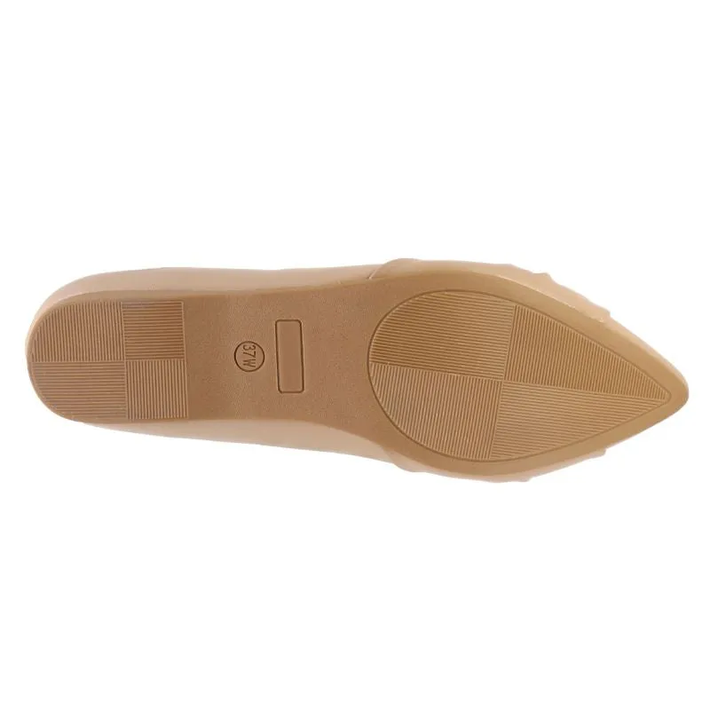 Womens Mary Pointed Flat