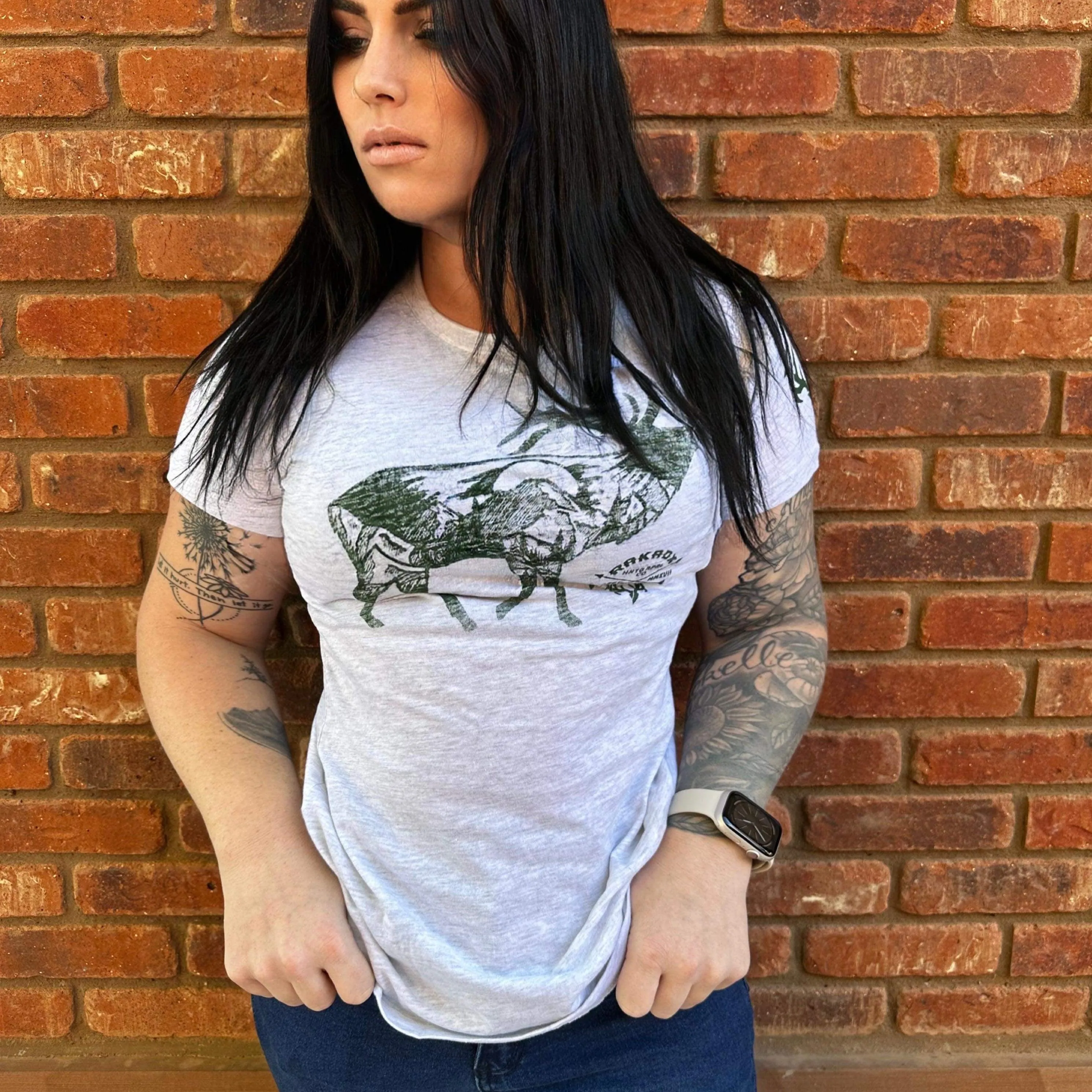 Womens Wilderness Elk Tee